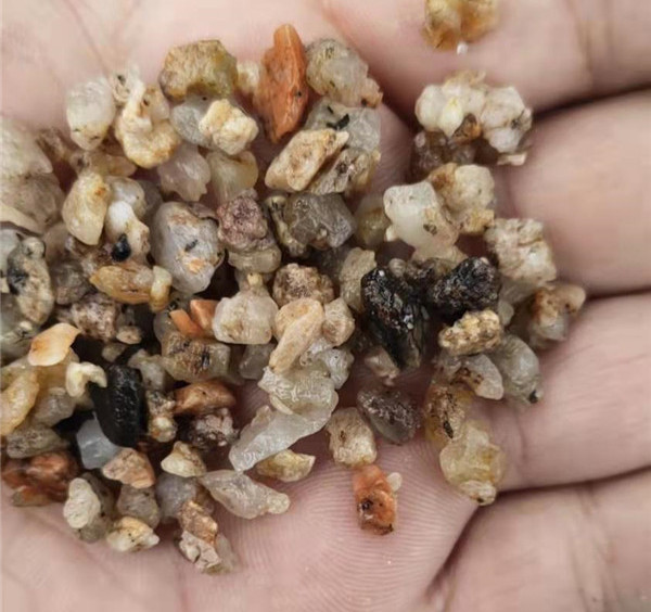 水洗砂，濾料砂